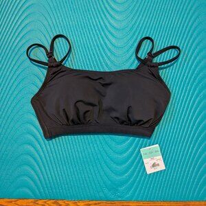 NWT Sunsets Taylor Bralette Swim Top 30G/32F/34E Black